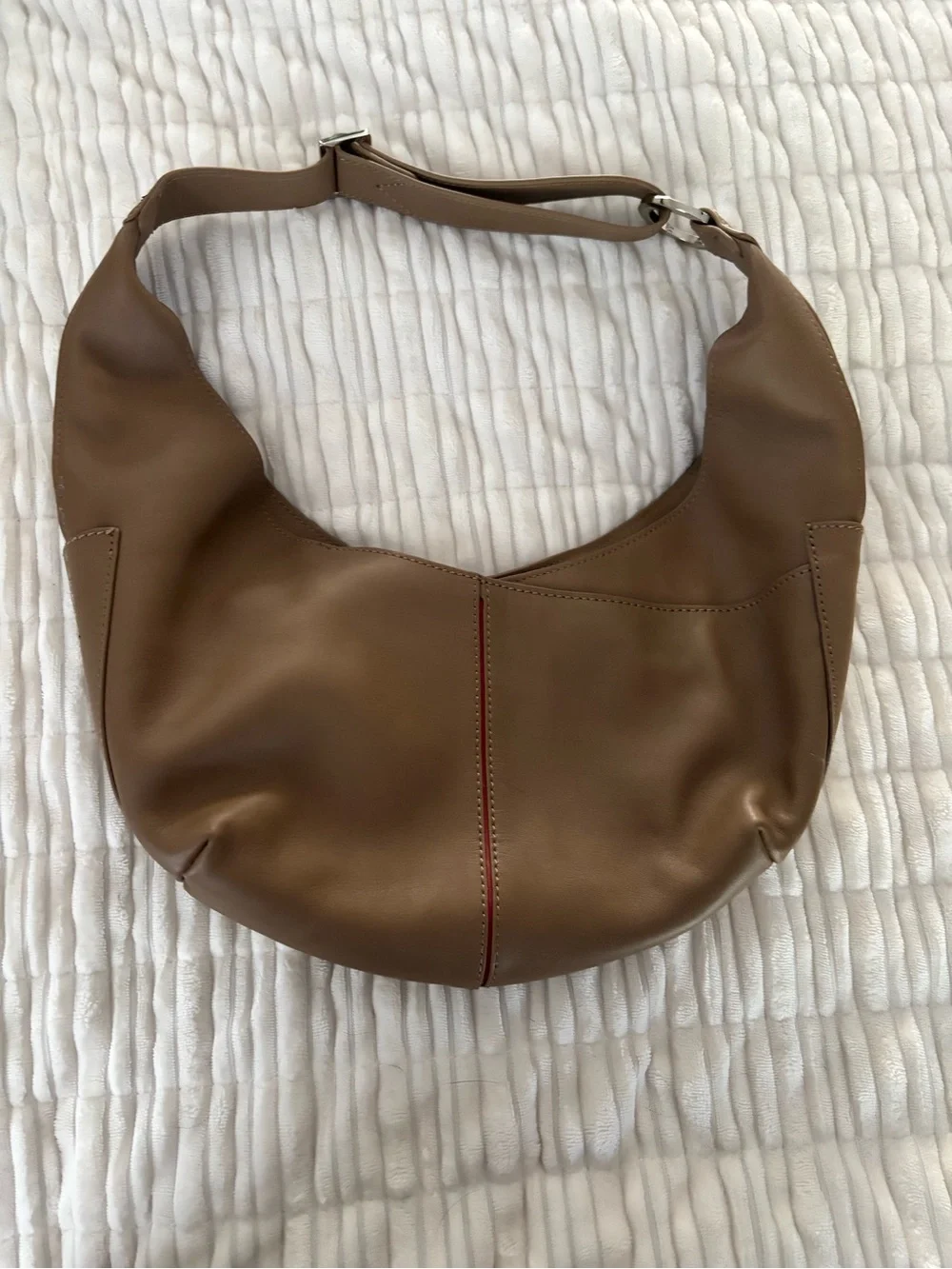 Hammitt Taupe Shoulder Hobo with Stud Accents